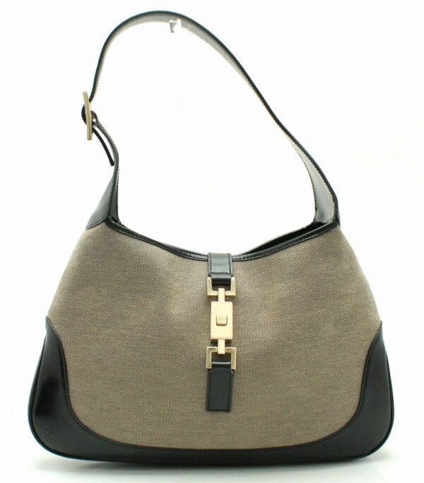 11661359 Gucci Jackie Line Shoulder Bag Gray