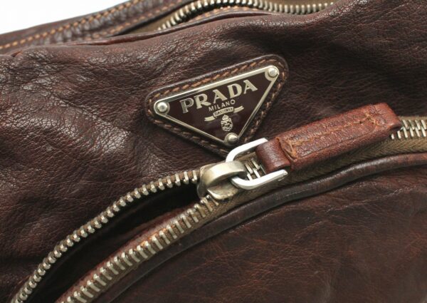 11661501 5 Prada Shoulder Bag Shoulder Leather Brown