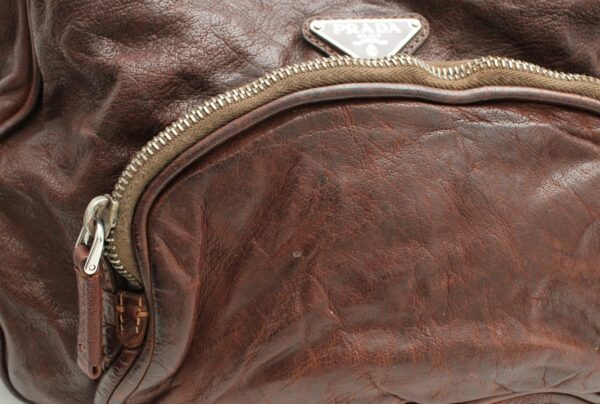 11661501 7 Prada Shoulder Bag Shoulder Leather Brown