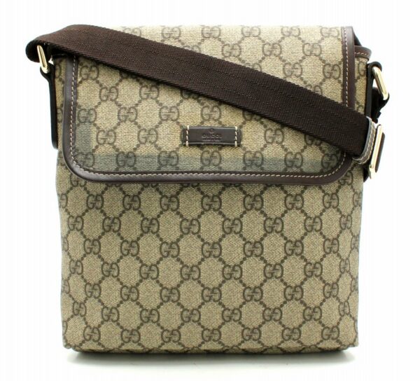 11661531 Gucci GG Supreme Shoulder Bag Beige