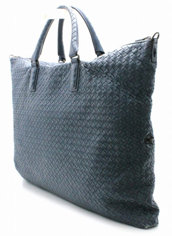 11661646 1 Bottega Veneta Intrecciato Tote Bag 2Way Shoulder Tote Leather Navy