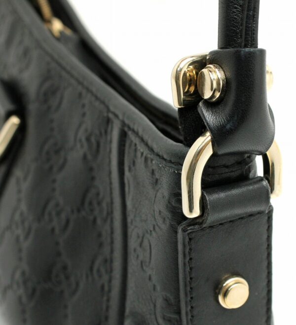 11661668 6 Gucci Guccisima Handbag Black