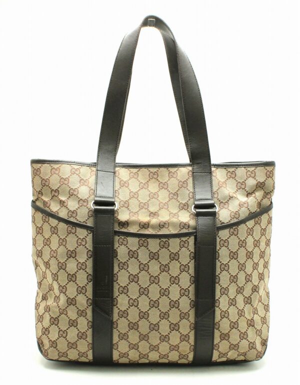 11661685 Gucci GG Canvas Tote Bag Khaki