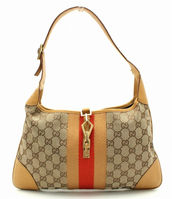 11661697 Gucci GG Jackie Shoulder Bag Khaki