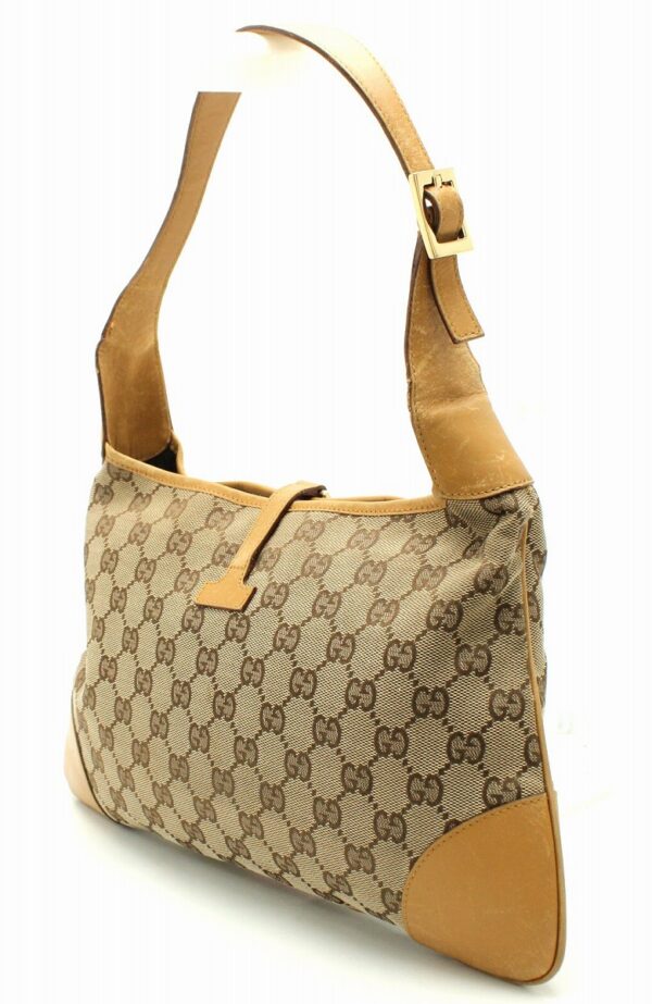 11661697 1 Gucci GG Jackie Shoulder Bag Khaki