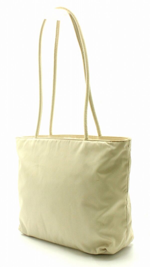 11661791 1 Prada Nylon Shoulder Bag Tote Ivory