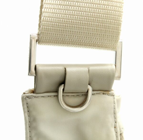 11661793 6 Prada Nylon Shoulder Bag Crossbody Cream Beige