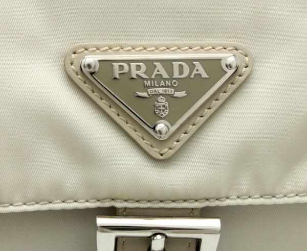 11661793 8 Prada Nylon Shoulder Bag Crossbody Cream Beige