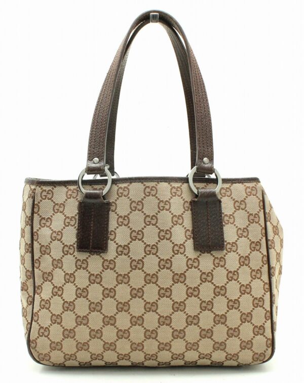 11662133 Gucci GG Canvas Mini Tote Bag Khaki