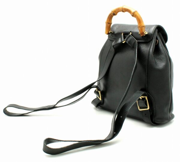 11662164 1 Gucci Bamboo Rucksack Black