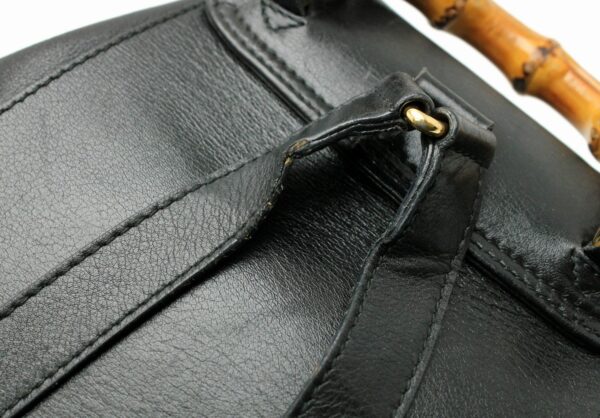 11662164 3 Gucci Bamboo Rucksack Black