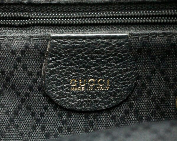 11662165 8 Gucci Bamboo Rucksack Suede Black