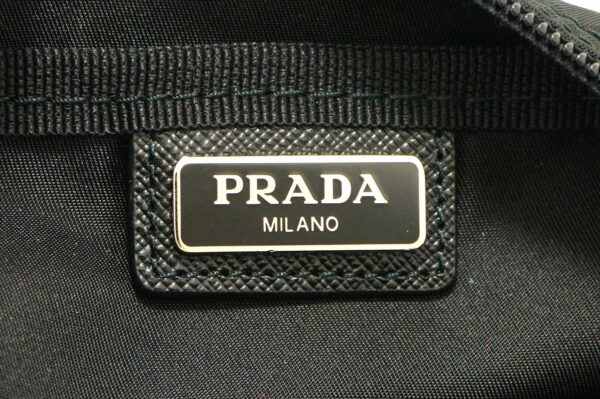 11662173 7 Prada Nylon Pouch Cosmetic Pouch Nero Black Silver