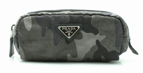 11662242 Prada Nylon Pouch Cosmetic Pouch Camouflage