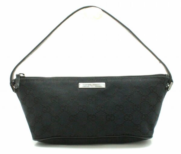 11662243 Gucci GG Canvas Accessory Pouch Black