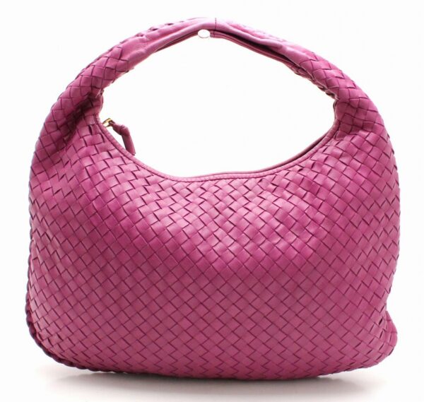 11662246 Bottega Veneta Intrecciato Hobo Shoulder Bag Leather Purple