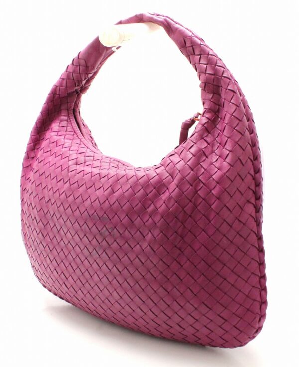 11662246 1 Bottega Veneta Intrecciato Hobo Shoulder Bag Leather Purple