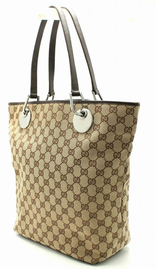 11662284 1 Gucci GG Canvas Tote Bag Khaki