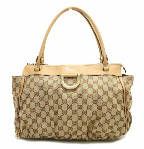 11662362 Gucci GG Abbey Line Tote Bag Beige