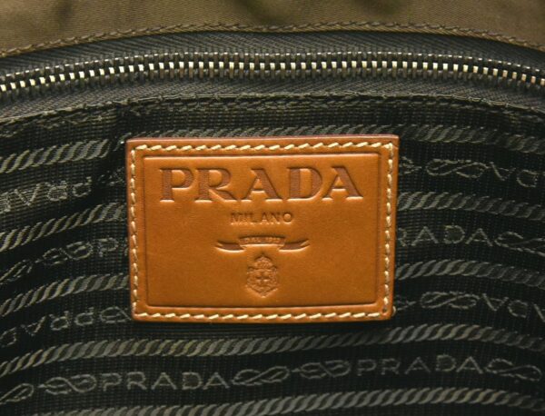 11662366 8 Prada Nylon Shoulder Bag Messenger Crossbody Khaki Brown