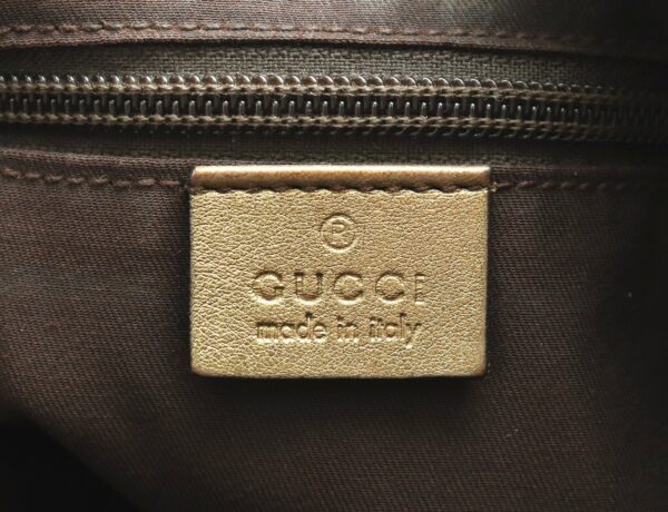 11662409 8 Gucci GG Canvas Punching Shoulder Bag Khaki