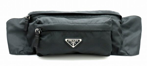 11662410 Prada Waist Pouch Body Bag Nylon Nero Black