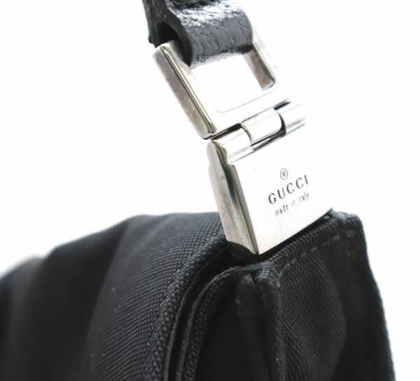 11662483 6 Gucci Shoulder Bag Nylon Black