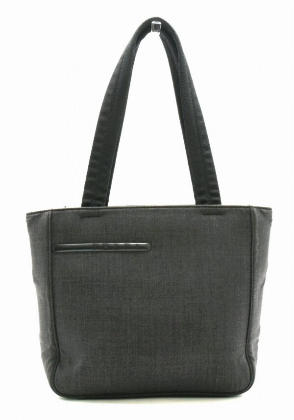 11670038 Prada Sports Handbag Tote Bag Polyurethane Wool Polyester Gray