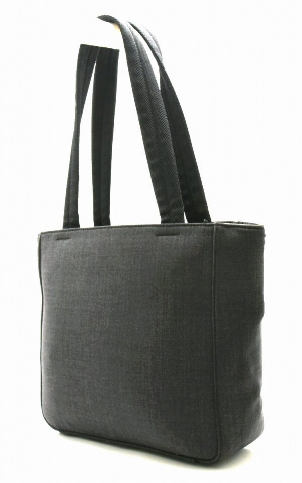 11670038 1 Prada Sports Handbag Tote Bag Polyurethane Wool Polyester Gray