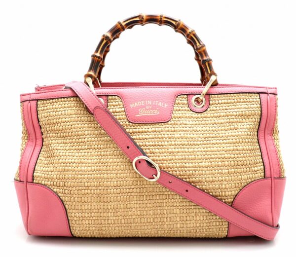 11670694 Gucci Bamboo Shopper Tote Pink