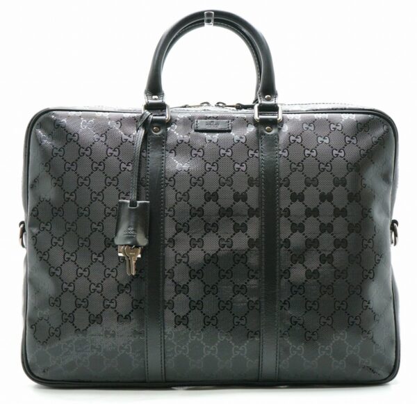 11670730 Gucci GG Implement Business Bag Black