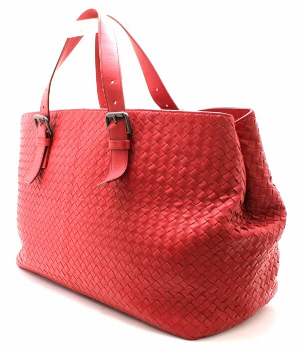 11670755 1 Bottega Veneta Intrecciato Tote Bag Shoulder Tote Leather Red