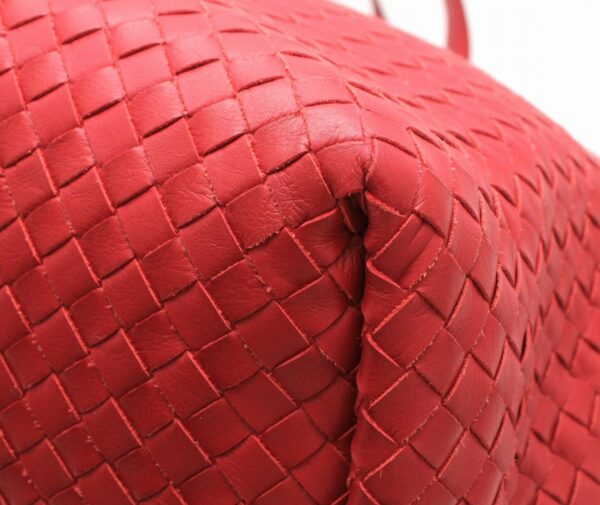 11670755 2 Bottega Veneta Intrecciato Tote Bag Shoulder Tote Leather Red