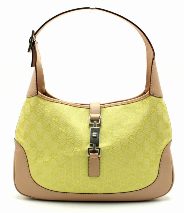 11670813 Gucci GG Canvas Shoulder Bag Yellow