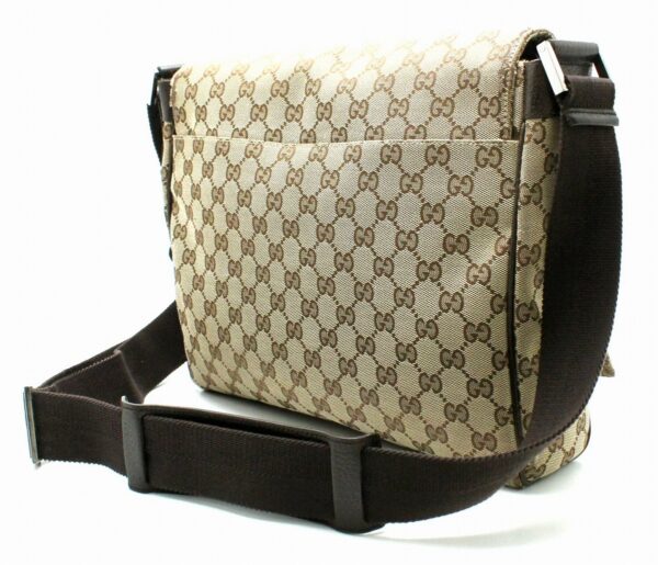 11670950 1 Gucci GG Canvas Messenger Bag Khaki