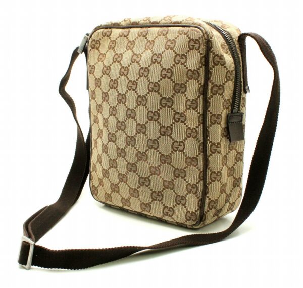 11670953 1 Gucci GG Canvas Shoulder Bag Khaki