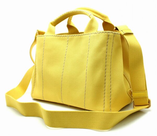 11670969 1 Prada Canapa Tote Bag 2WAY Shoulder Bag Girasole Yellow