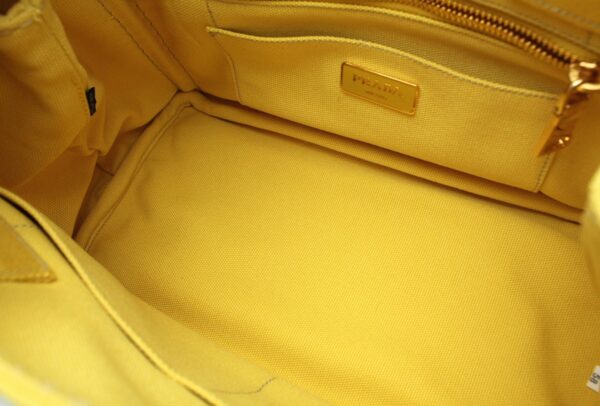 11670969 4 Prada Canapa Tote Bag 2WAY Shoulder Bag Girasole Yellow