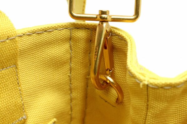 11670969 6 Prada Canapa Tote Bag 2WAY Shoulder Bag Girasole Yellow