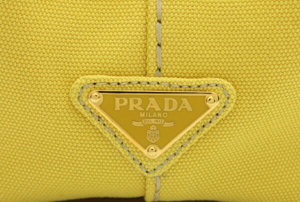 11670969 8 Prada Canapa Tote Bag 2WAY Shoulder Bag Girasole Yellow