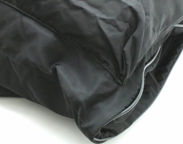 11671002 2 Prada Garment Cover Suit Travel Handbag Nylon Leather Black