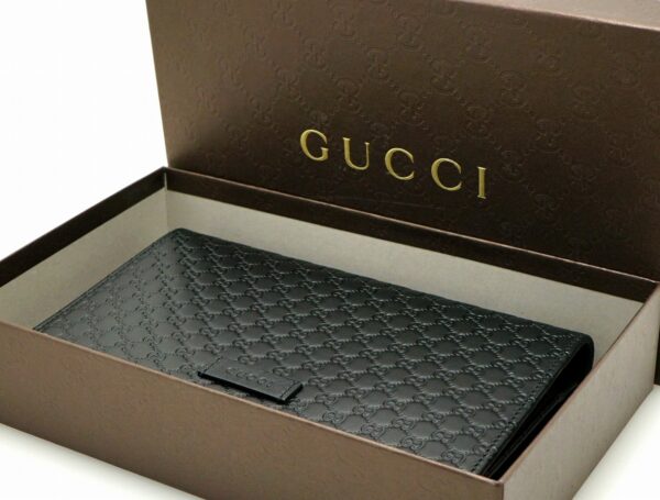 11671066 8 Gucci Guccisima Shoulder Wallet Black