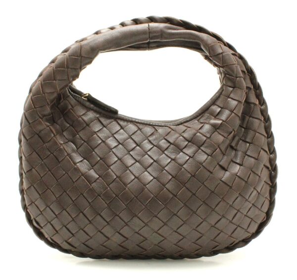 11671081 Bottega Veneta Intrecciato Mini Bag Handbag Pouch Leather Brown