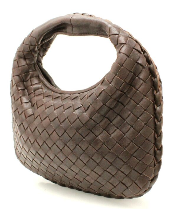 11671081 1 Bottega Veneta Intrecciato Mini Bag Handbag Pouch Leather Brown