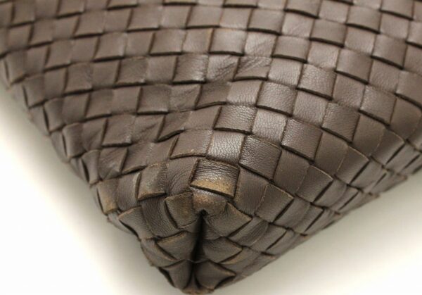 11671082 2 Bottega Veneta Intrecciato 2Way Shoulder Bag Brown