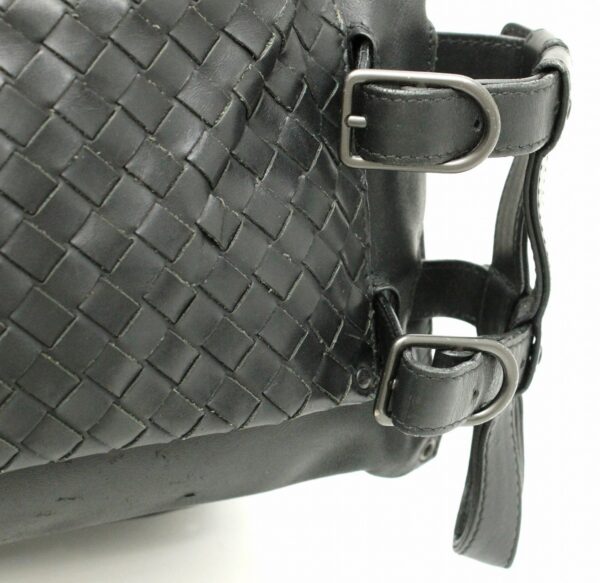 11671090 6 Bottega Veneta Intrecciato Waist Bag Leather Black