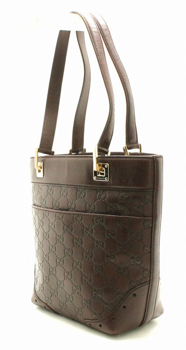 11671185 1 Gucci Guccisima Horsebit Tote Bag Brown