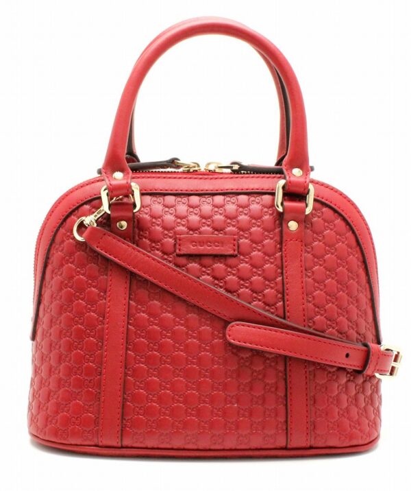 11671213 Gucci Micro Guccisima Handbag Red