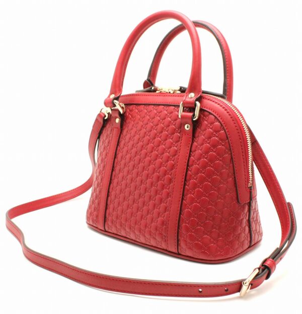 11671213 1 Gucci Micro Guccisima Handbag Red