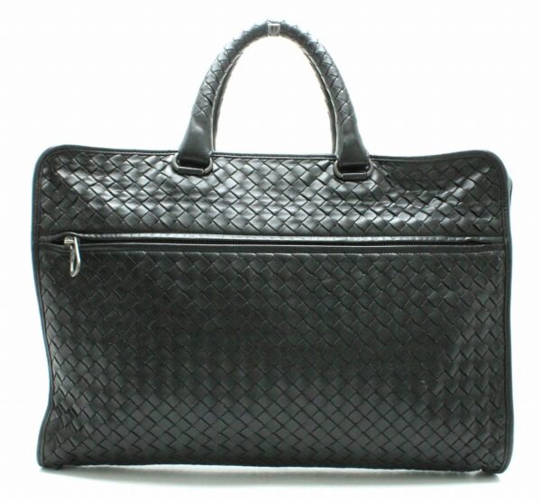 11671433 Bottega Veneta Intrecciato Business Bag Document Bag Briefcase Black